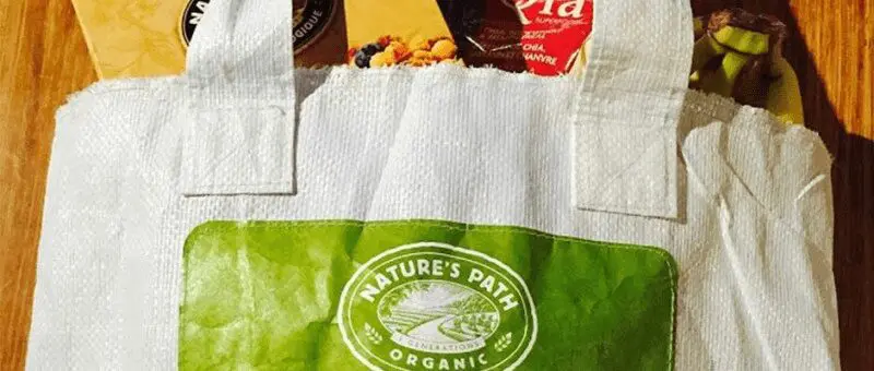 Natures Path upcycled bags - Fairware