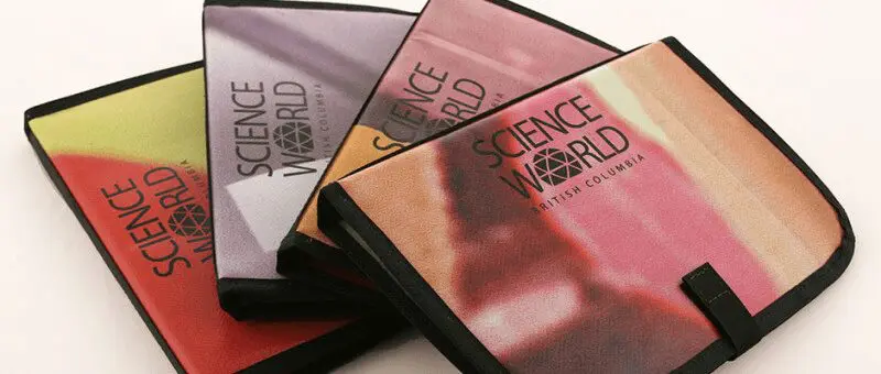 Science World Upcycled Padfolios