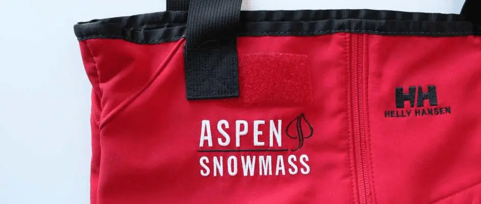 Red Aspen Snowmass Upcycled Tote Bags