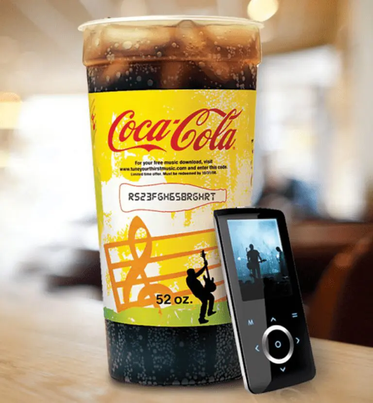 Redemption Code Printed on CocaCola Packaging