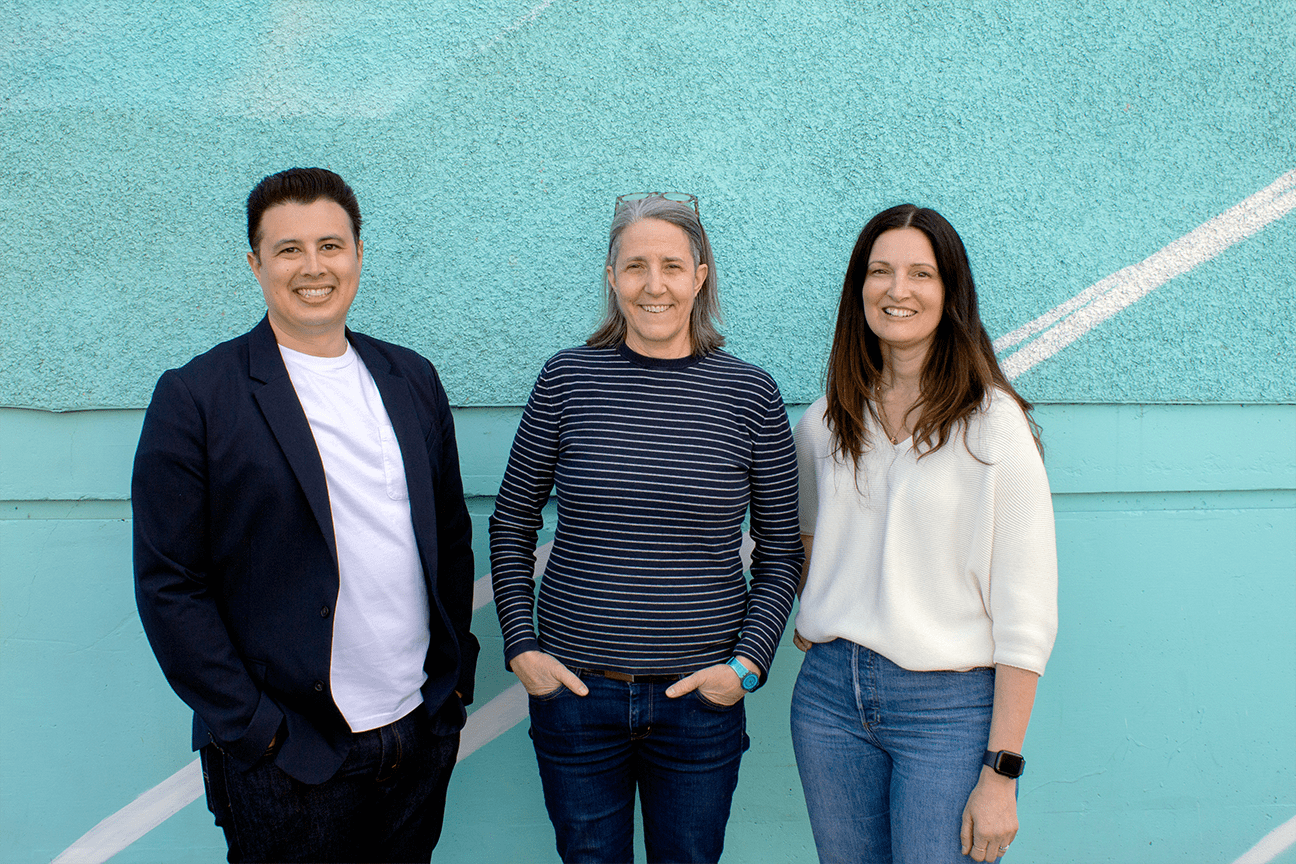 senior team: Denise Charles and Nicole