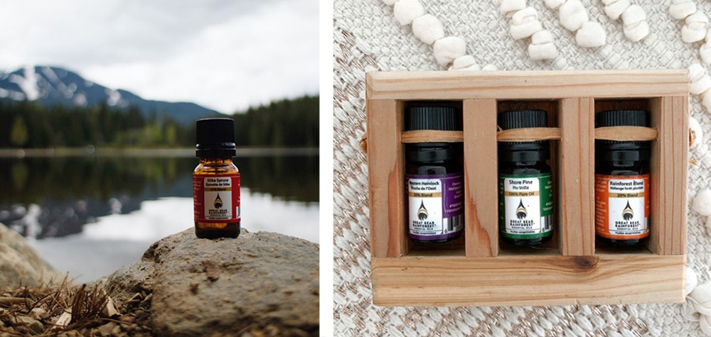 essential oils by Great Bear Rainforest Essential Oils