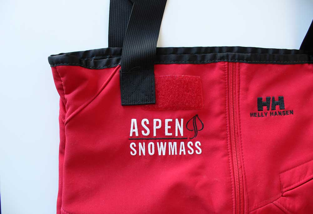 Aspen Snowmass upcycled bag