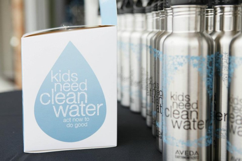 Aveda Water Bottles for Kids Need Clean Water Campaign