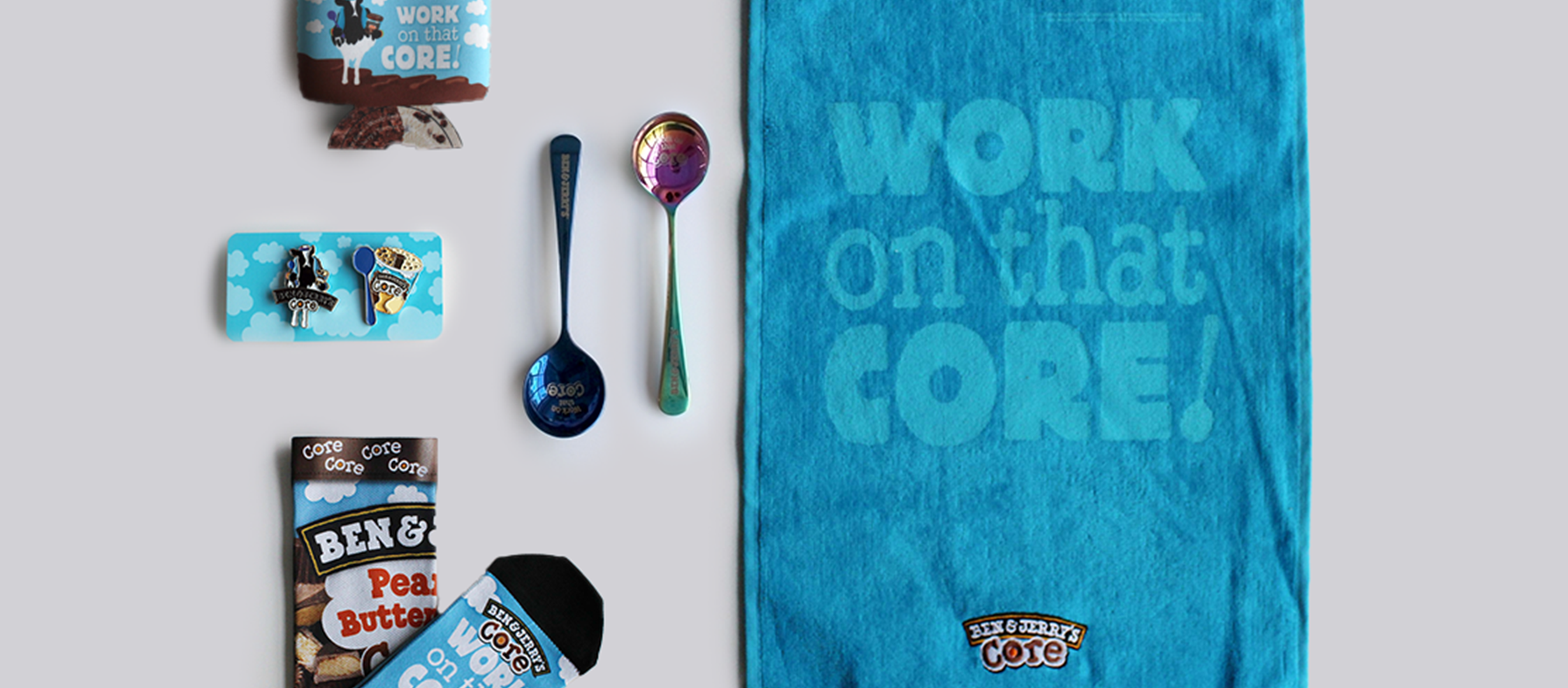 Influencer merch made by fairware for ben & jerry's ice cream