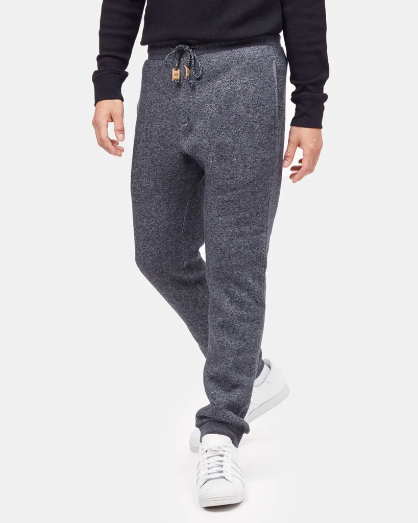 men's tentree sweatpants on model