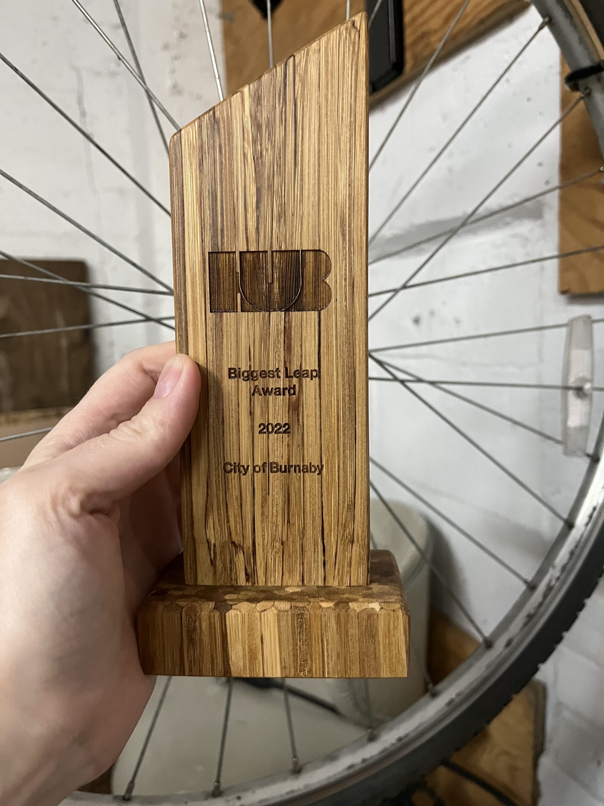 sustainable award for hub cycling